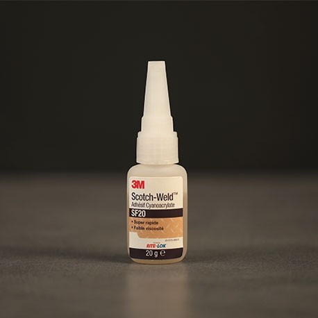 Colle Scotch-Weld™ cyanoacrylate d'éthyle 3M SF20 fluide