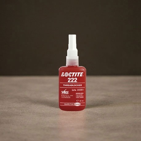 Frein filet faible Loctite 222 pour un démontage facile