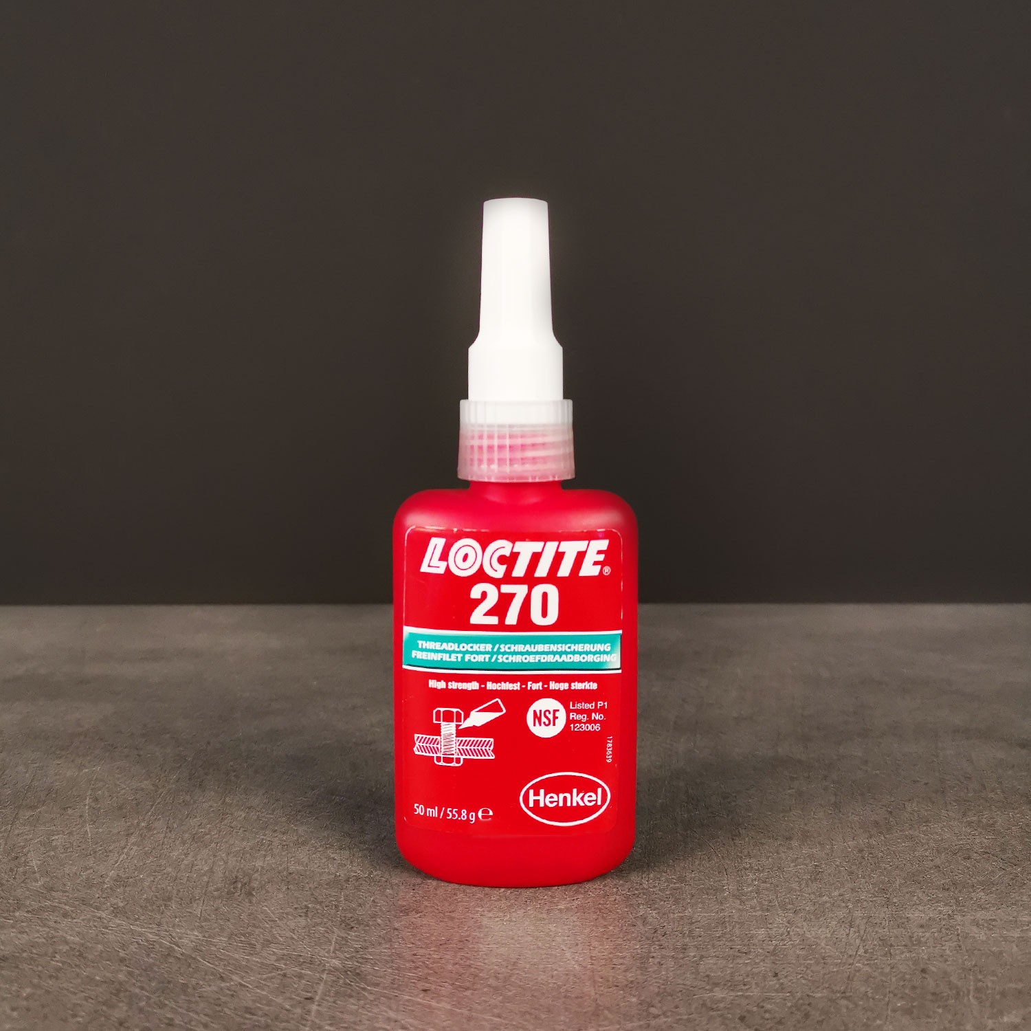 Frein filet faible Loctite 222 pour un démontage facile